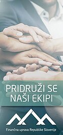 Naslovnica zgibanke Pridruži se naši ekipi.